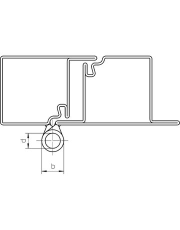 Bild Anschweißband KO 50 2tlg,100x9x3,5 blank - Simonswerk-3