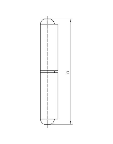 Bild Anschweißband KO 50 120 2tlg,120x11x2,5,Edelstahl matt - Simonswerk-2