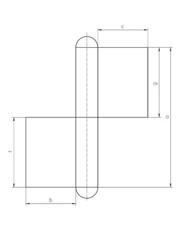 Bild Anschweißband KO 4 2tlg,120x9x3 blank - Simonswerk-2