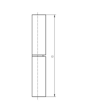 Bild Anschweißband KO 50 2tlg,100x9x3,5 blank - Simonswerk-2