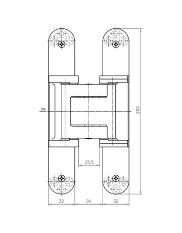 Bild Türband TE 540 3D A8 RAL 9005 Schwarz matt - Simonswerk-2