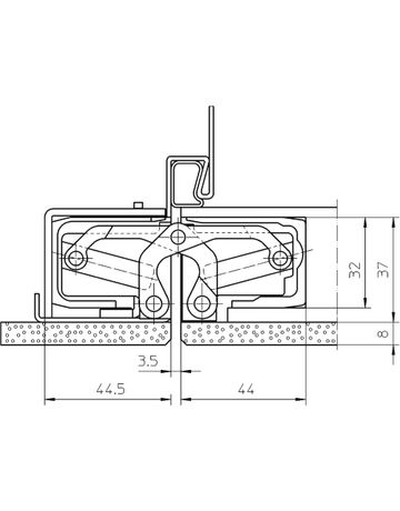 Bild Aufnahmeelement TECTUS TE 640 3D A8 SZ verzinkt - Simonswerk-3