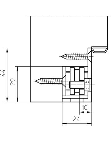 Bild Aufnahmeelement VARIANT VX 7501 3D verzinkt-2