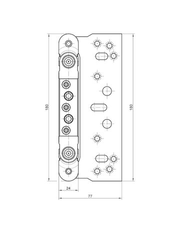 Bild Aufnahmeelement VARIANT VX 7502 3D verzinkt - Simonswerk-3