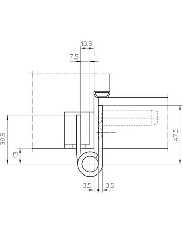 Bild Objektband VARIANT VX 7729/120 Ø20/120kg,edelstahl matt-3