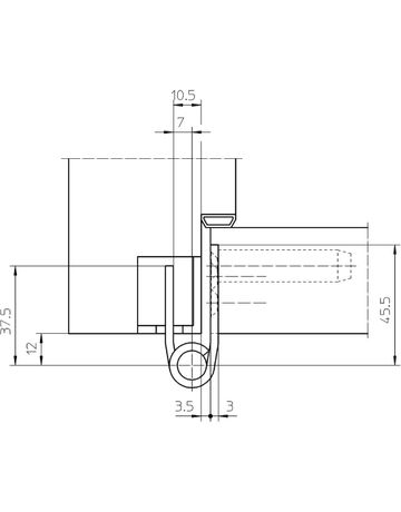 Bild Objektband VARIANT VX 7729/160 18-3 Ø18/160kg,edelstahl matt-3