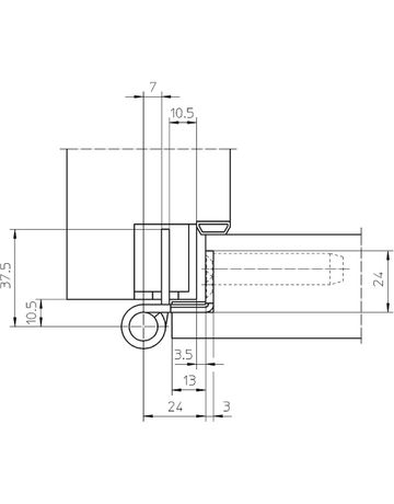 Bild Objektband VARIANT VX 7939/160 18-3 Ø18/160kg,edelstahl matt-3