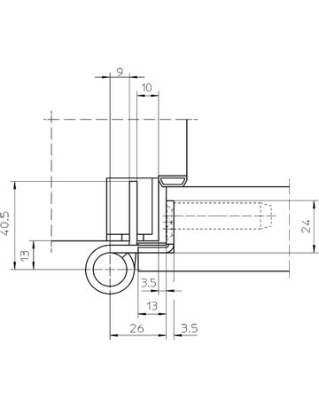 Bild Objektband VARIANT VX 7939/160 Ø22,5/200kg,edelstahl matt - Simonswerk-3