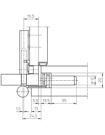 Bild Rahmenteil VARIANT V 4400 WF FV DL, vernickelt-4