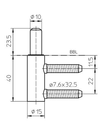 Bild Rahmenteil VARIANT V 3200 WF DL-R, vernickelt-2