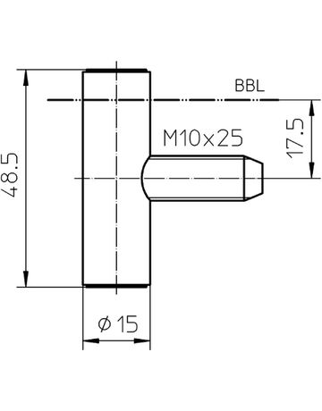 Bild Rahmenteil VARIANT V 4700 WF DL-R, vernickelt-2