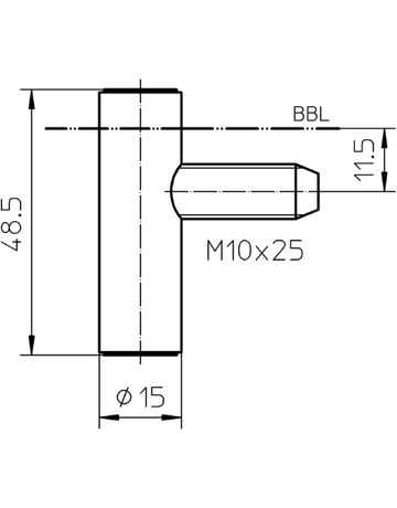 Bild Rahmenteil VARIANT V 8000 WF U DL-R, vernickelt-2