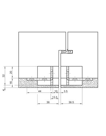 Bild Aufnahmeelement TECTUS TE 640 3D BW/16 verzinkt - Simonswerk-3