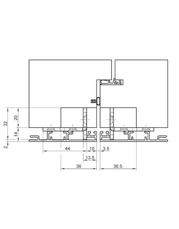 Bild Aufnahmeelement TECTUS TE 640 3D BW/16 verzinkt - Simonswerk-2