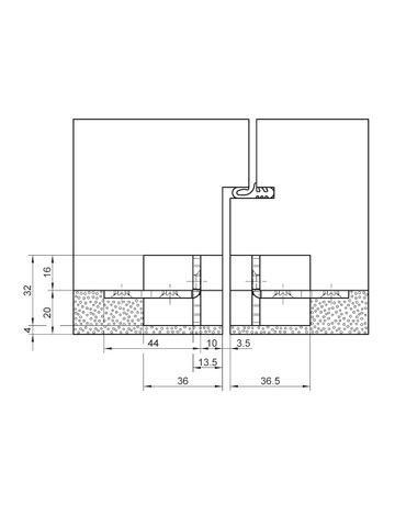 Bild Aufnahmeelement TECTUS TE 640 3D BW/20 verzinkt - Simonswerk-2