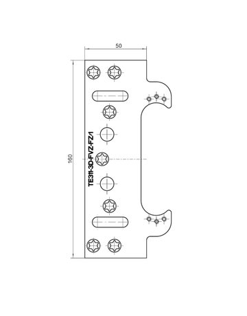 Bild Aufnahmeelement TECTUS TE 311 3D FVZ FZ verzinkt - SIMONSWERK-2