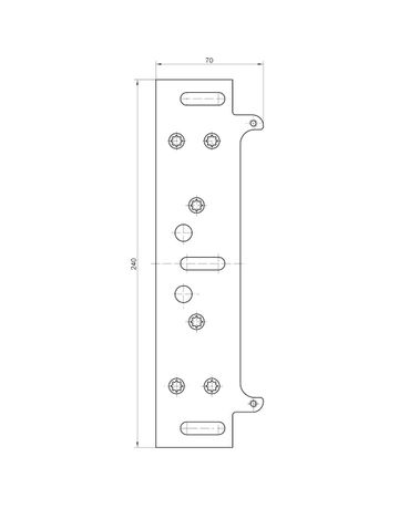 Bild ZT-Montageplatte,für Haltemagnet,Stahl Keep Close KCM 50 FZ,DIN Links-Rechts vz - Simonswerk-3