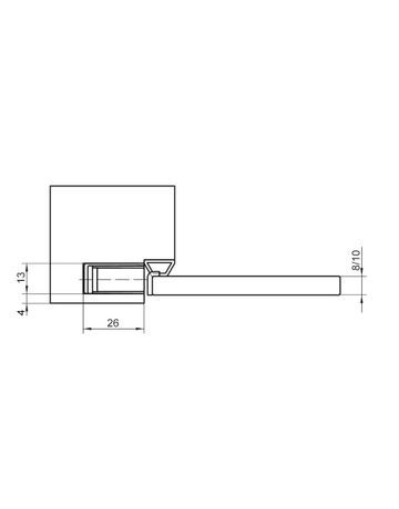 Bild Magnetplatte, KCM 50 /G, abgerundet, edelstahl - Simonswerk-2