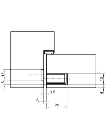 Bild Magnetplatte, KCM 50 /H, abgerundet, edelstahl - Simonswerk-3