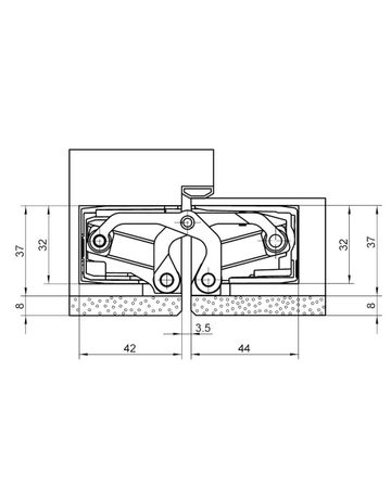 Bild Türband TE 640 3D A8 RAL 9005 Schwarz matt - Simonswerk-2