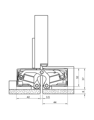 Bild Türband TE 640 3D A8 RAL 9005 Schwarz matt - Simonswerk-5