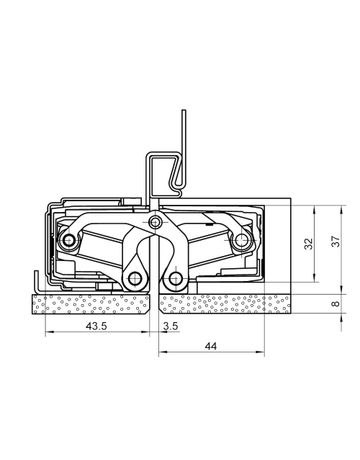 Bild Türband TE 640 3D A8 RAL 9005 Schwarz matt - Simonswerk-3