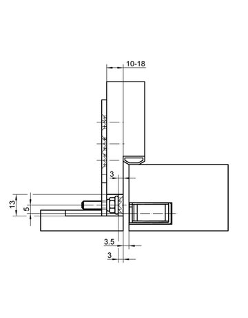 Bild Magnetplatte, KCM 50 /H FZ, kantig, edelstahl - SIMONSWERK-3