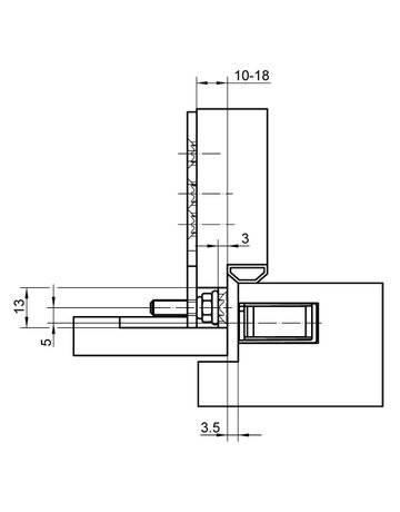 Bild Magnetplatte, KCM 50 /H FZ, kantig, edelstahl - SIMONSWERK-4