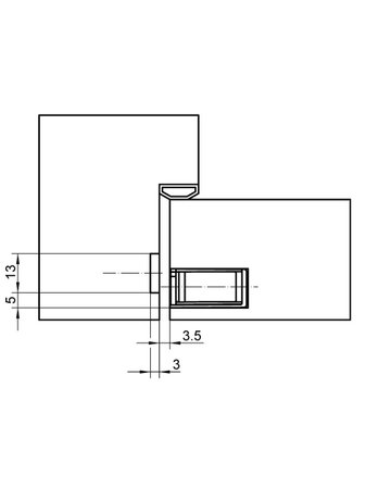 Bild Magnetplatte, KCM 50 /H, abgerundet, edelstahl - SIMONSWERK-3