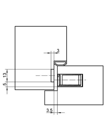 Bild Magnetplatte, KCM 50 /H, abgerundet, edelstahl - SIMONSWERK-4