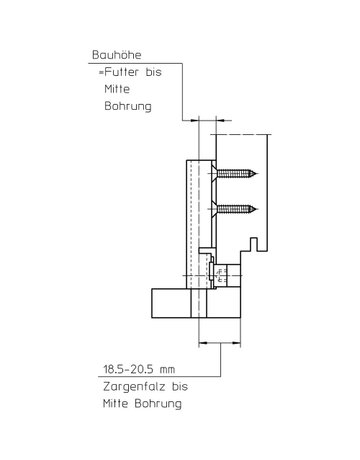 Bild Aufnahmeelement VARIANT V 3612 verzinkt - SIMONSWERK-2