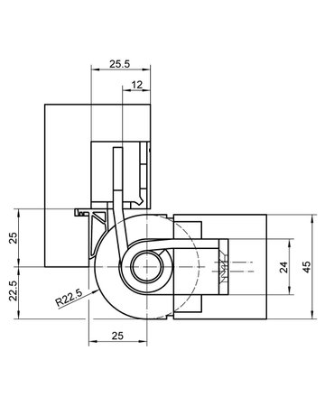 Bild Haustür- Klemmschutz, für Türband, VARIANT® VX 7099, edelstahloptik - SIMONSWERK-3