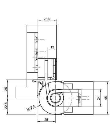 Bild Haustür- Klemmschutz, für Türband, VARIANT® VX 7099, edelstahloptik - SIMONSWERK-4