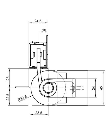 Bild Haustür- Klemmschutz, für Türband, VARIANT® VX 7099, edelstahloptik - SIMONSWERK-5