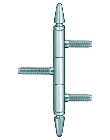 Fenster- Einbohrband, BAKA® C 1-13ZKG13 MSTS, für Kippflügel, 3-teilig, Ø 13mm, topzink - Simonswerk