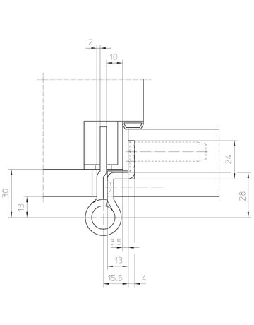 Bild Objektband VARIANT VX 7859/160-4 Ø22,5/120kg,edelstahl matt - SIMONSWERK-3