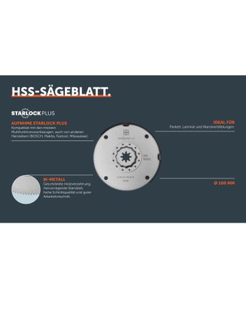 Bild HSS-Sägeblatt, Ø 100 mm, VE 1 St, Aufnahme SLP - Fein-1