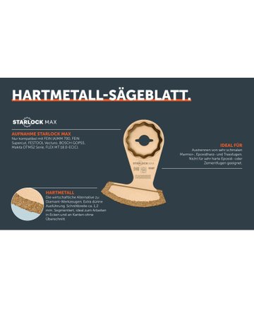 Bild Hartmetall-Sägeblatt, VE 1 St, Aufnahme SLM - Fein-1