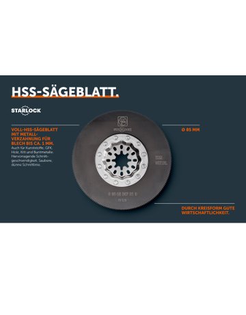 Bild HSS-Sägeblatt, Ø 85 mm, VE 1 St, Aufnahme SL - Fein-2