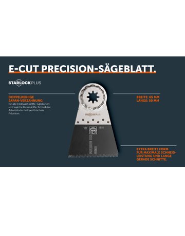 Bild E-Cut Precision-Sägeblatt, Länge 50 mm, Breite 65 mm, VE 1 St, Aufnahme SLP - Fein-2