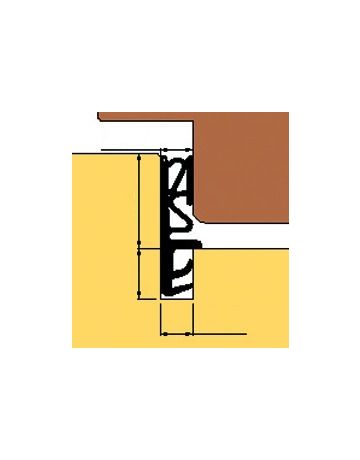 Bild Silikon Haustür-Dichtung rustikal-braun SC 315 / 5 x 15 mm - Trelleborg-1