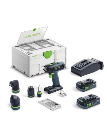 Akku-Bohrschrauber T 18+3 HPC 4,0 I-Set - Festool