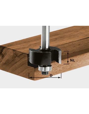 Falzfräser HW S8 D31,7/NL 12,7