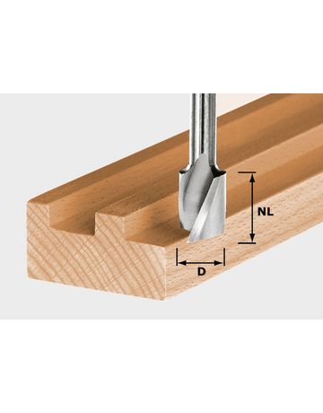 Spiralnutfräser HS Spi S8 D20/25 - Festool