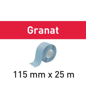 Bild Schleifrolle 115x25m P80 GR Granat-0