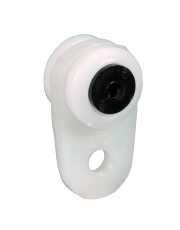 Bild Vorhangrolle,für Profil-Nr.13 13 V,Rollen Ø15,8mm,Tragl.2,5kg,KF schwarz - HELM-0