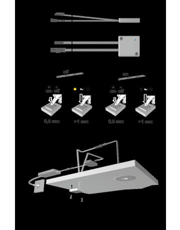 Bild MultiWhite² Basic Control 12VDC, maximal 36W, LTG 1m, M1 - Halemeier-3