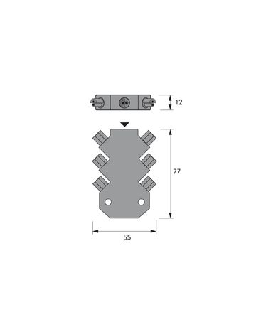 Bild 6fach Verteiler Multiplug 24VDC 24VDC maximal 8A-2