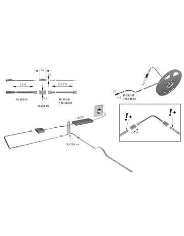 Bild Versa Inside 2x160 12VDC mw² L=3m 9,6W/m LTG 2x1.8m M1 - Halemeier-1