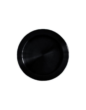 Bild Griffmuschel für Holztüren D1:64,5mm D2:60mm D3:50mm H:10,80mm schwarz matt - ABP-Beyerle-0